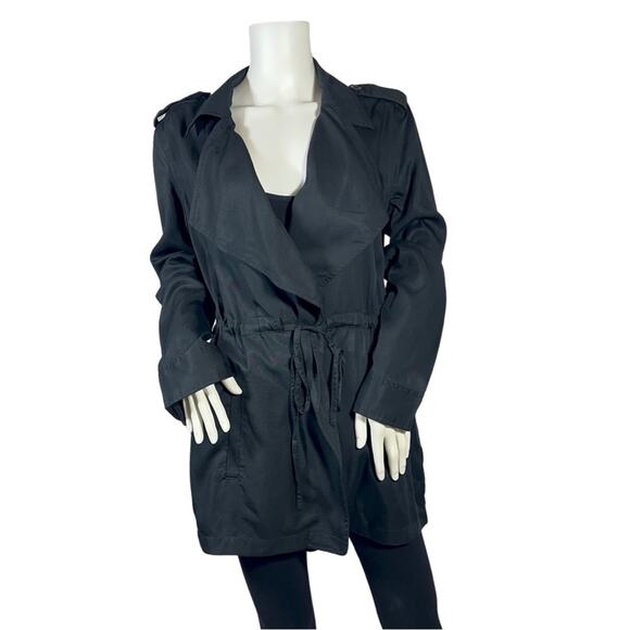 Hinge Brand Black Utility Jacket SZ M $129 - Picture 4 of 12